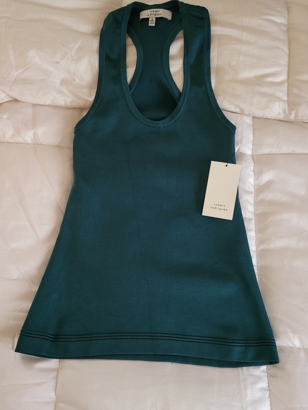 Robert Rodriguez collection top and skirt teal sz S - Picture 2 of 13